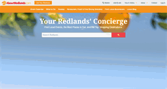 Desktop Screenshot of aboutredlands.com